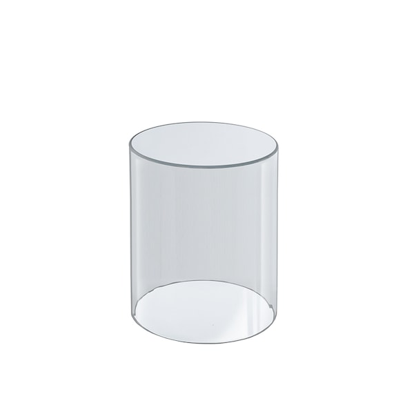 Azar Displays 4"W x 8"H Clear Acrylic Cylinder 556408 - main